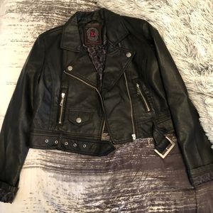 Dollhouse black faux leather jacket